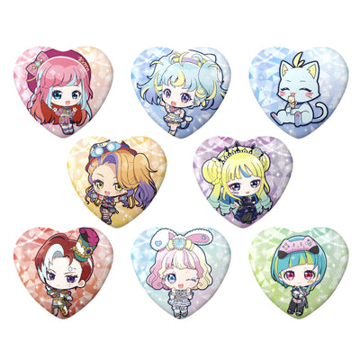 ワッチャプリマジ！　トレーディングキラキラハート缶バッジ（単品）