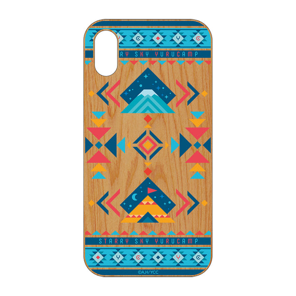 ゆるキャン△ 【iPhoneX Xs専用】ウッドiPhoneケースver.2