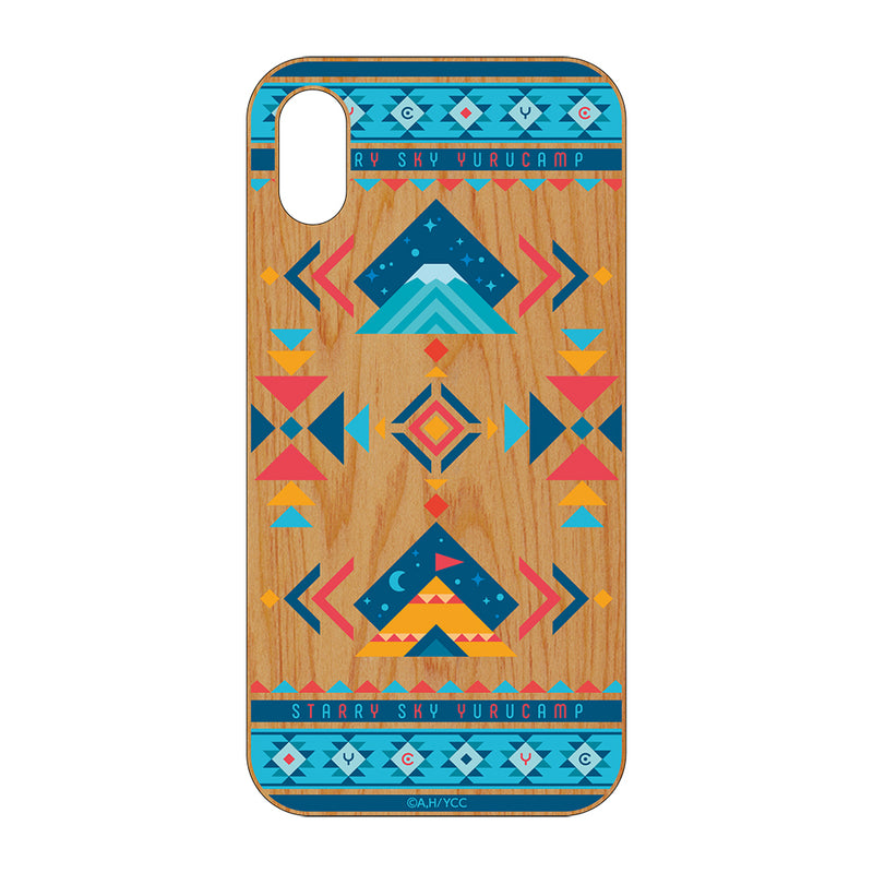 ゆるキャン△ 【iPhoneX Xs専用】ウッドiPhoneケースver.2