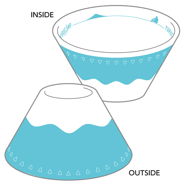ゆるキャン△ 富士山茶碗