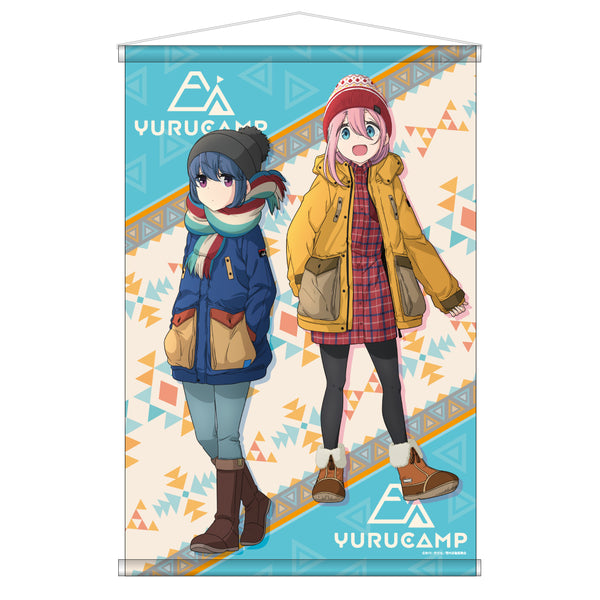 ゆるキャン△ タペストリー ゆるキャン△ SEASON3 B2タペストリー 絵真＆メイ｜ホビーの総合