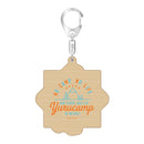 ゆるキャン△ てへぺろウッドキーホルダー【なでしこver.】