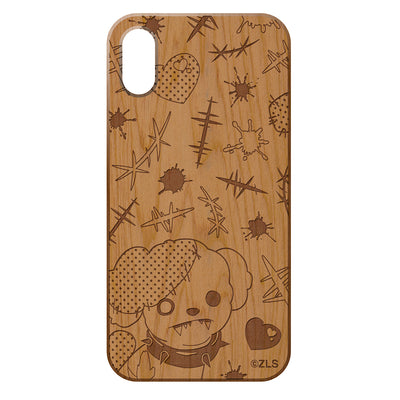 ゾンビランドサガ【iPhoneX Xs】ウッドiPhone ケース