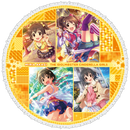 アイドルマスター シンデレラガールズ ラウンドタオル【赤城みりあ ver.】