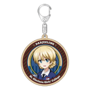 ガールズ＆パンツァー 最終章 ウッドキーホルダー 【ダージリンver.】