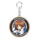 ガールズ＆パンツァー 最終章 ウッドキーホルダー 【みほver.】