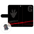 ゴジラ スマホクリーナー付スライド手帳型スマートフォンケース【ver.2】【Lサイズ】