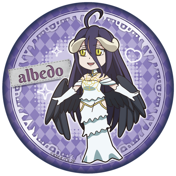 希少品 オーバーロード ゲーマーズ限定 缶バッジ アルベド 希少品